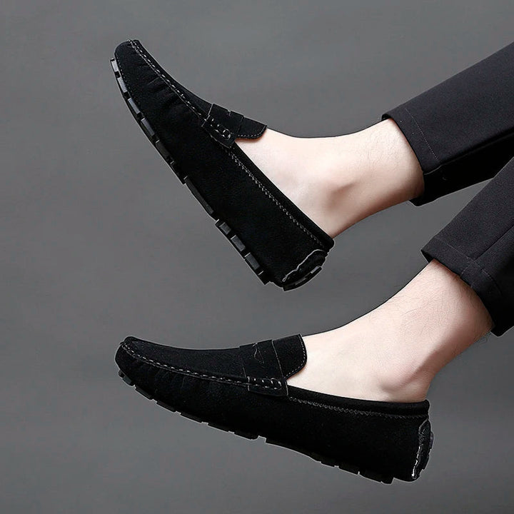 Magnus København | Suede Båd Loafers
