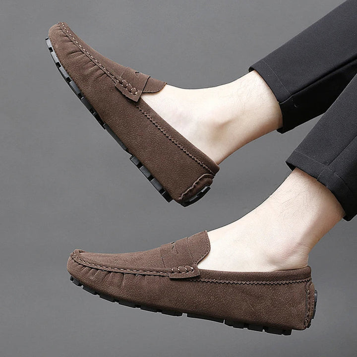 Magnus København | Suede Båd Loafers