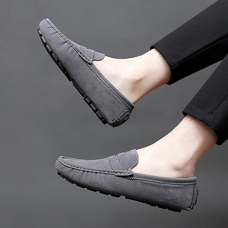 Magnus København | Suede Båd Loafers