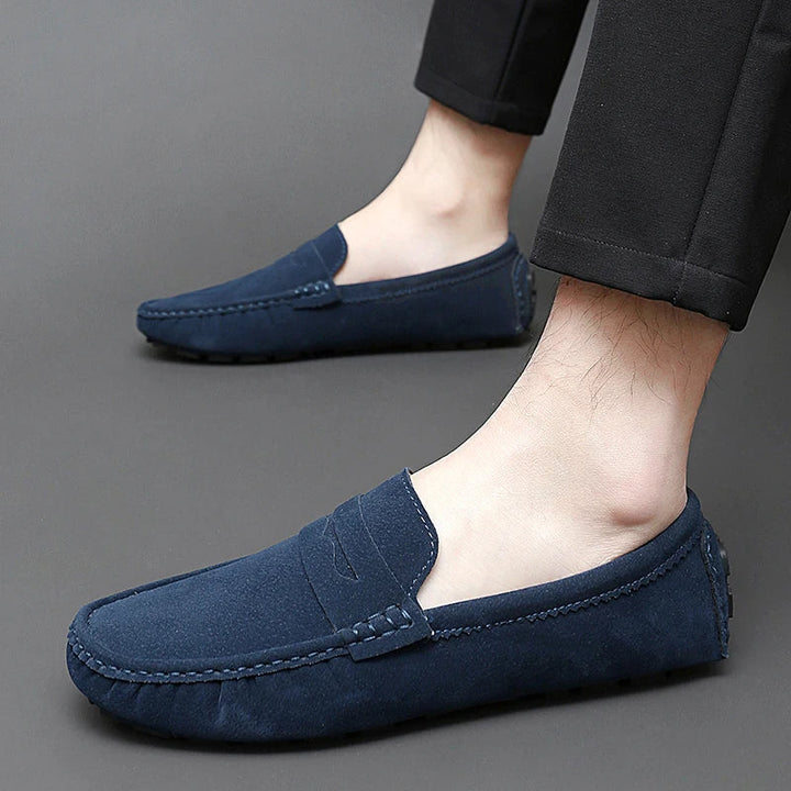 Magnus København | Suede Båd Loafers