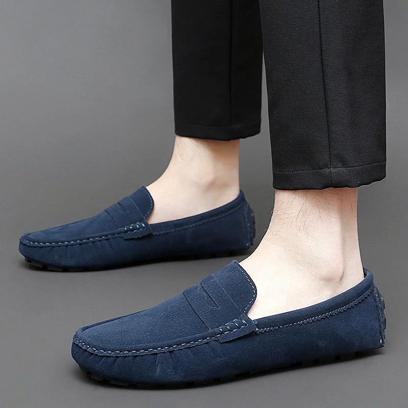 Magnus København | Suede Båd Loafers