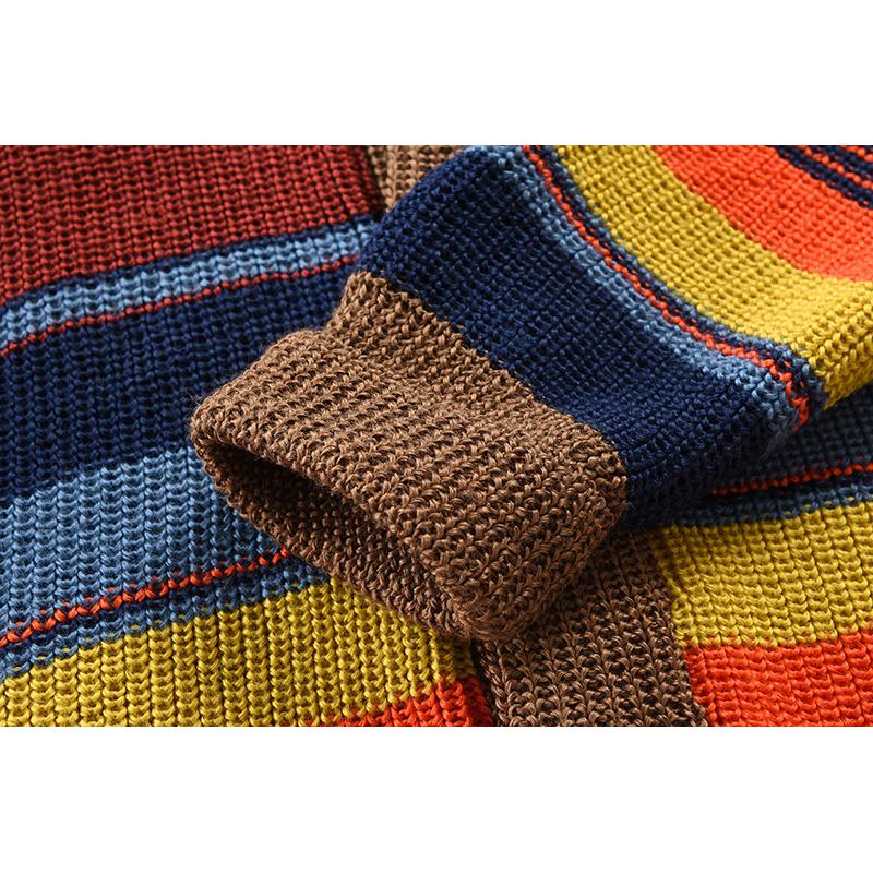 Magnus København | Herre Colorblock Lapel Sweater Jakke