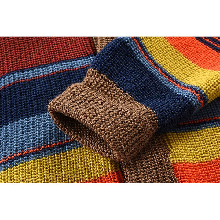 Magnus København | Herre Colorblock Lapel Sweater Jakke