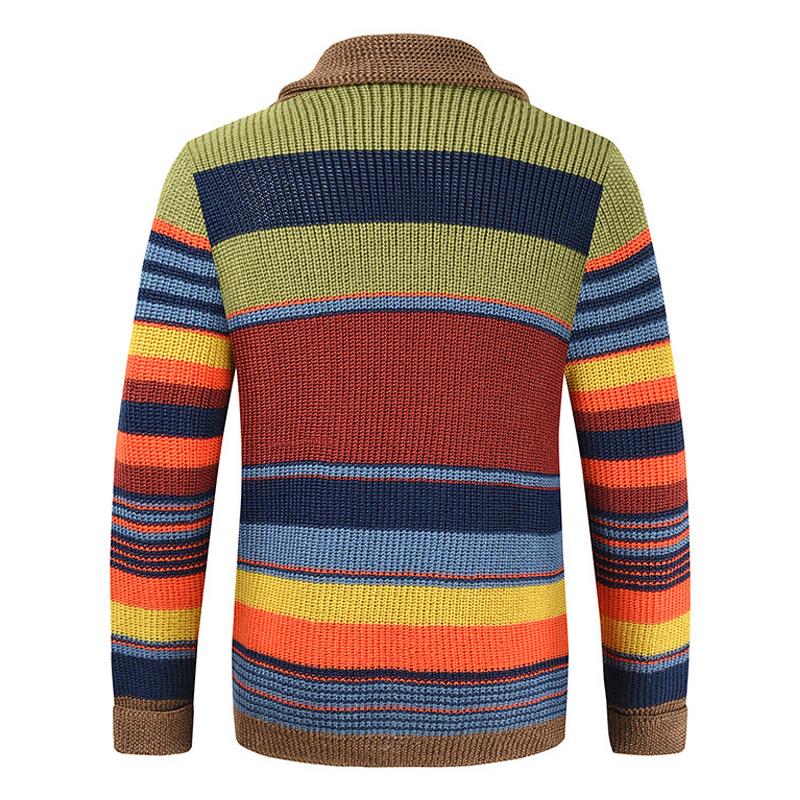Magnus København | Herre Colorblock Lapel Sweater Jakke