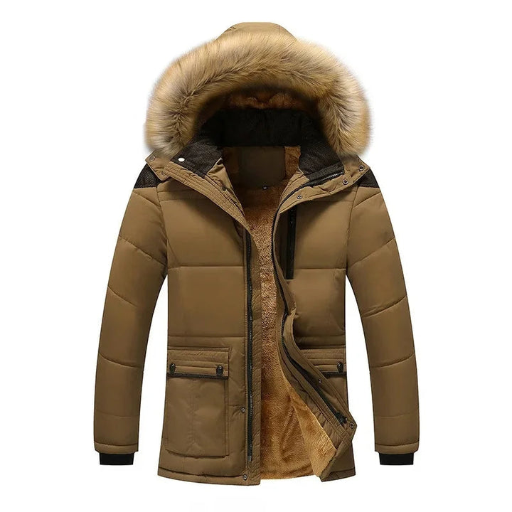 Magnus København | Elegant Polstret Fleece Vinterjakke